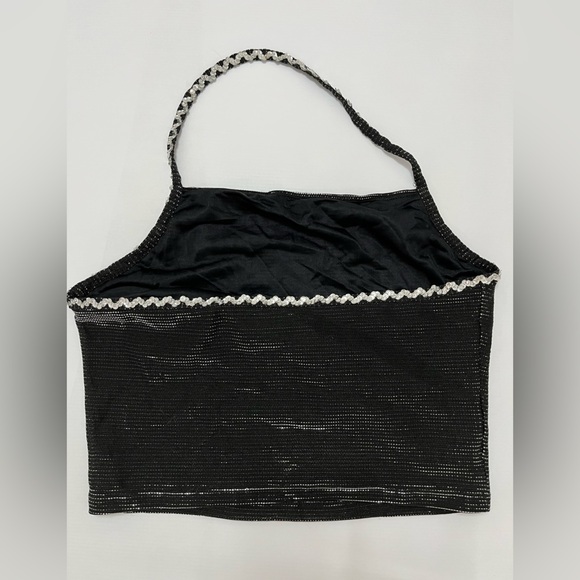 United Colors of Benetton - sequin halter crop top - size small - Picture 9 of 10